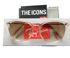  New Ray-Ban Erika RB4171 UV400 Unise Sunglasses Brown Frame Gradient Lens 54mm