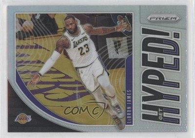 2019-20 Panini Prizm Get Hyped! Silver Prizm LeBron James #2 7qt