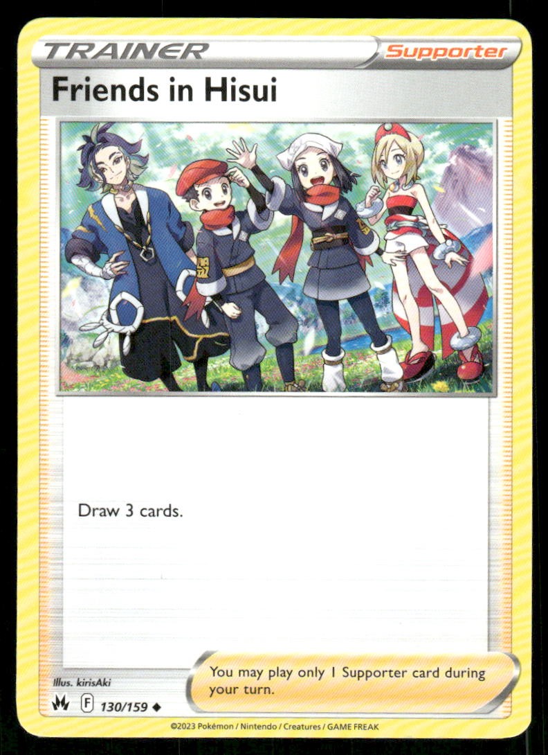 Friends in Hisui SWSH: Crown Zenith [130/159] Uncommon NM Pokemon