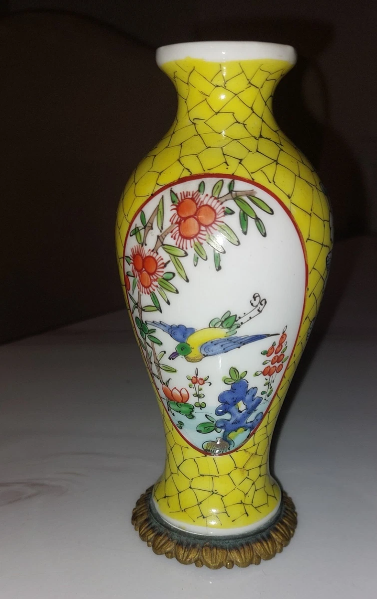 陶瓷黄色1900-1940 中国古董花瓶| eBay