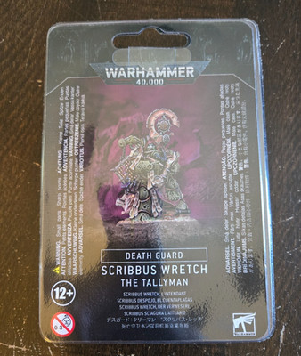 NEW Warhammer 40,000 40K ''Scribbus Wretch, the Tallyman Death Guard Chaos''