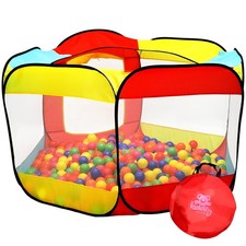 Kiddey Ball Pit Play Tent for Kids - 6-Sided Ball Pit for Kids Toddlers and
