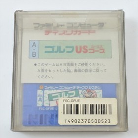 Famicom Disk MARIO GOLF US COURSE Nintendo 9052 dk
