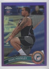 2011 Topps Chrome Retail Purple Refractor 366/499 Mike Pouncey #66 0i0