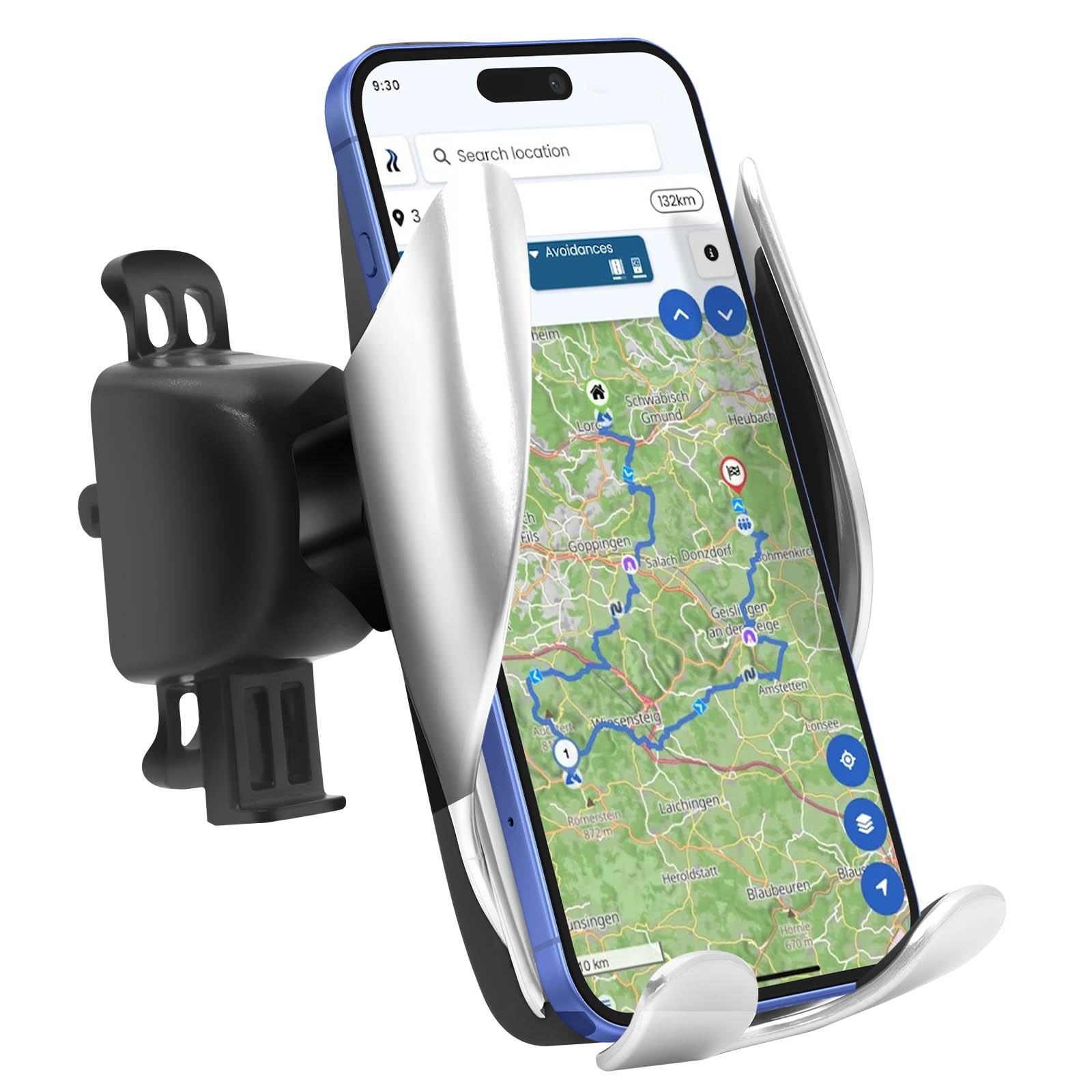 Support voiture Akashi anti-vibration pour téléphone stable de 6.9 pouces