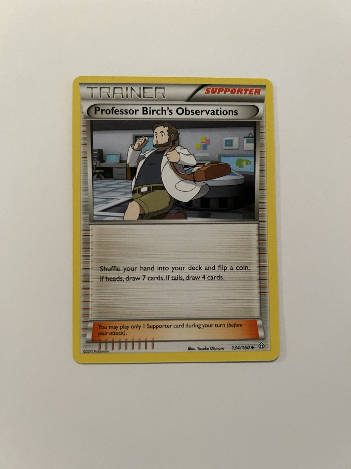 Professor Birch's Observations 134/160 Primal Clash 2015 - Pokémon TCG