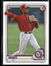 Sammy Infante - 2020 Bowman Draft #BD-48 - Washington Nationals