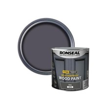Image of  Ronseal 10 Year Weatherproof Wood Paint Grey Satin 2.5 litre RSL38796