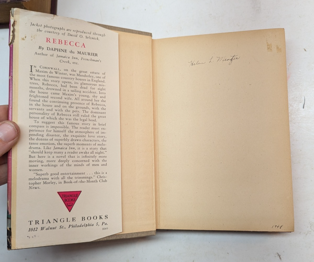 Rebecca: Complete Original Novel by Daphne du Maurier 1938