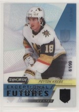 2020 Upper Deck Synergy Exceptional Futures Black 61/99 Peyton Krebs #EFS-PK 0iz