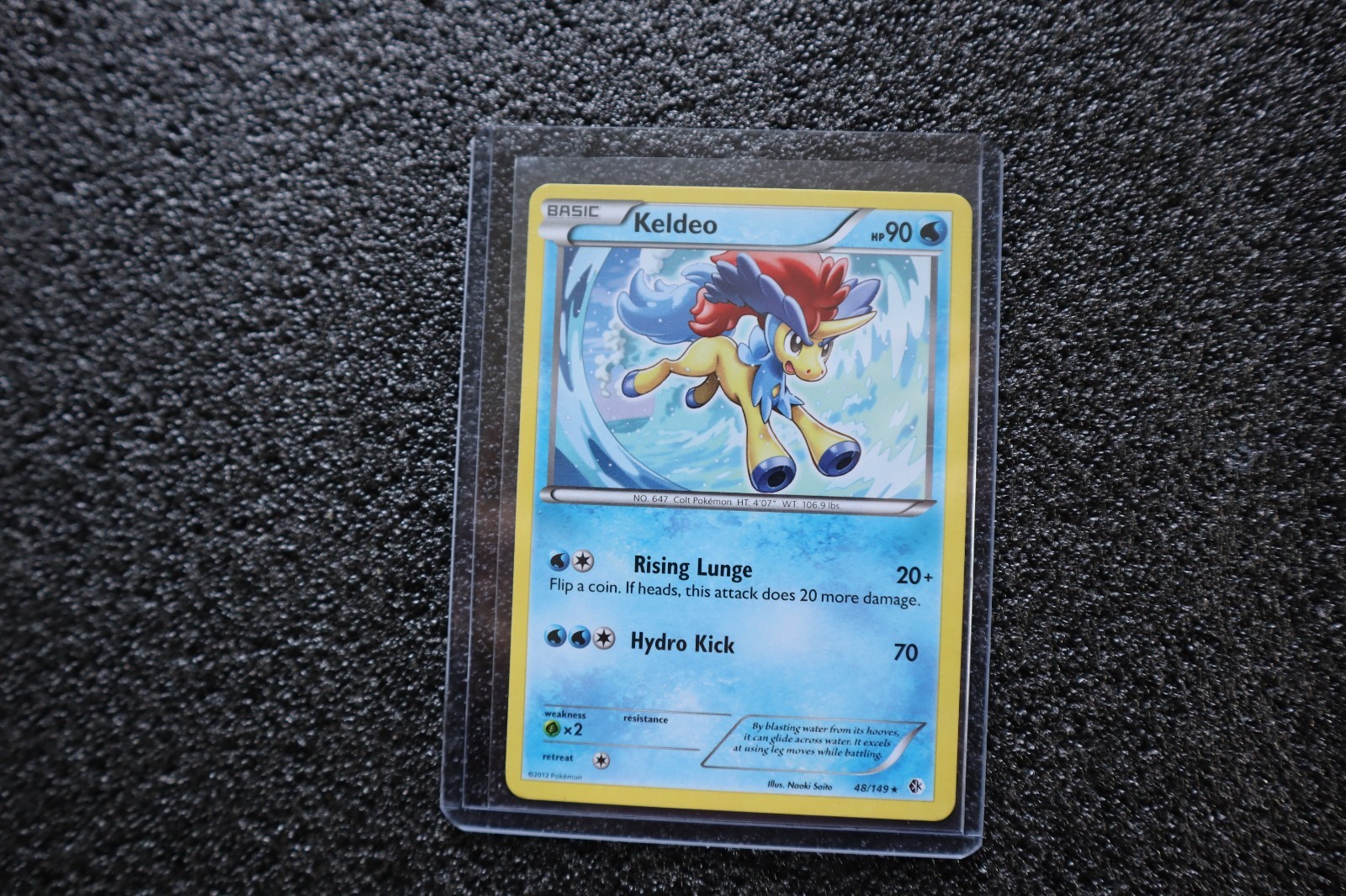 Keldeo 48/149 Boundaries Crossed Regular Pokémon Card TCG Near Mint Rare