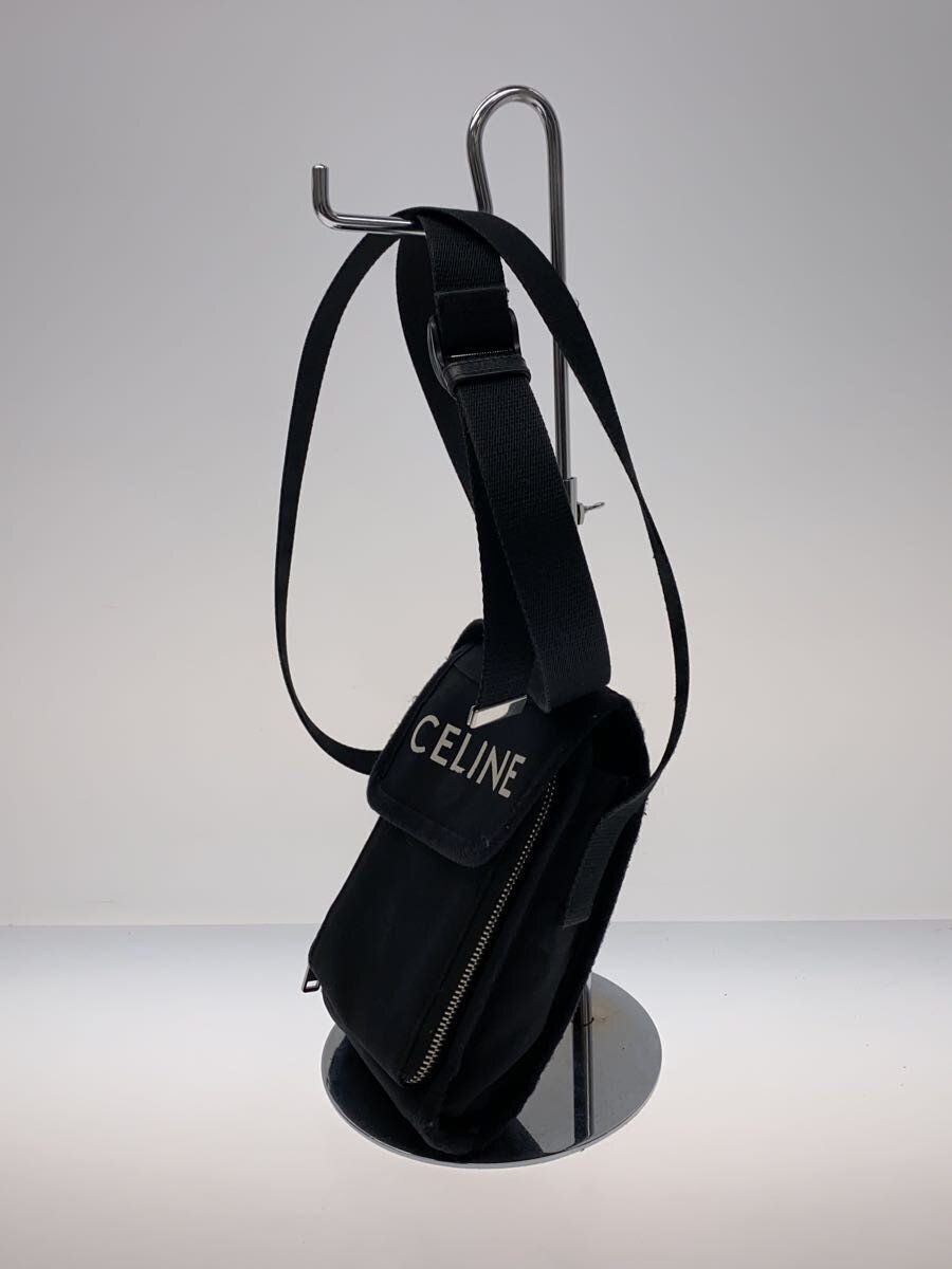 Black Plain Polyester Mobile Pouch by CELINE - image 2