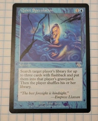 mtg card speculation Quiet Judgment Regular for sale online #(To scry 3 Speculazione Mistica MTG - Future