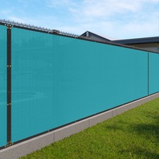 16ft Fence Privacy Screen Heavy Duty Fence Cover Garden Wall Backyard Turquoise