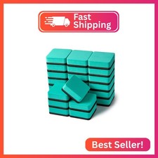 Favide 24 Pack Magnetic Whiteboard Dry Erase Erasers Chalkboard Cleansers for Cl