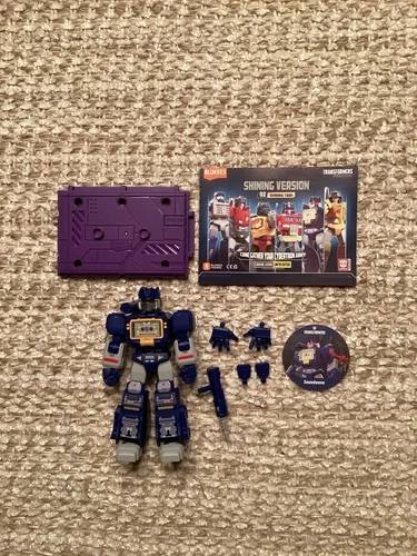 Blokees Transformers 1985 Shining Version 02 Soundwave Action Figure Toy
