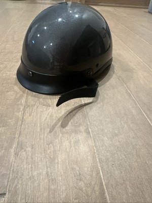 HCI Motorcycle Helmet Matte Black DOT Size L FMVSS218