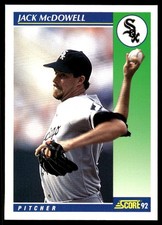 Jack McDowell 1992 Score #62 White Sox MLB READ FREE SHIPPING AutographDen
