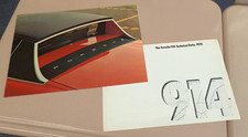 1975 Porsche 914 Big 20-page Original Car Sales Brochure Catalog 1975 Porsche 914 Big 20-page Original Car Sales Brochure Catalog
