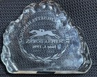 1996 Massachusetts Handicap Suffolk Downs Boston Mass Glass Crystal — photo 2