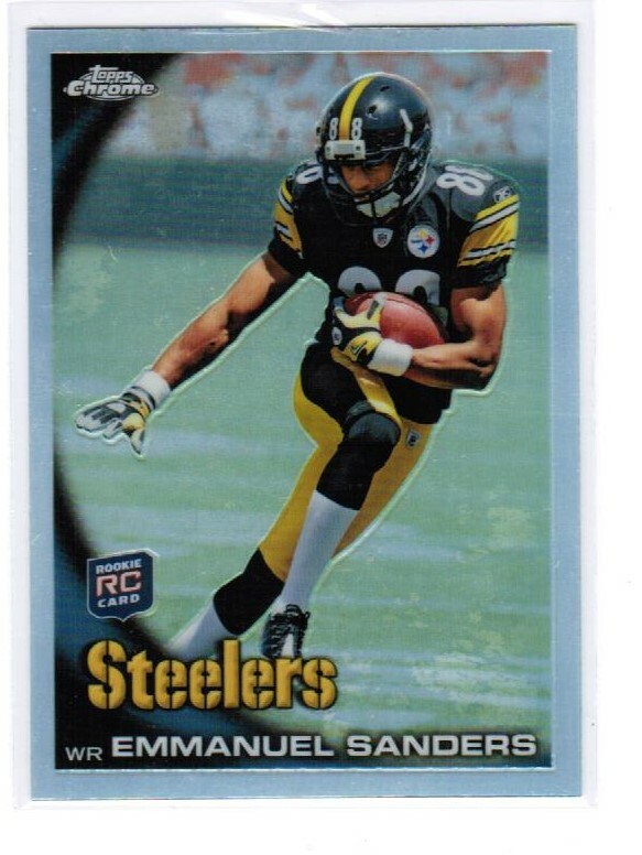Emmanuel Sanders 2010 Topps Chrome Refractor #C106 Rookie