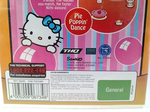 Hello Kitty Bubblegum Girlfriends PC CD Rom Game Windows: 98/ME/2000/XP Rated G. - Picture 5 of 5