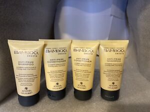 Alterna Bamboo Smooth Anti Frizz Conditioner Shampoo 4 Pk Each 0 85 Oz Ebay