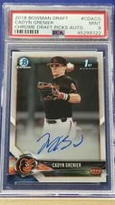Cadyn Grenier - 2018 Bowman Chrome Draft Autograph   PSA 9  