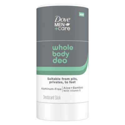Dove Men + Care Whole Body Deodorant Aloe+Bamboo Stick 2.6oz