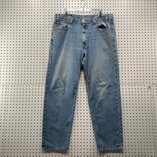 Vintage Y2k Levis 550 Denim Blue Jeans Mens size 40x31 Relaxed Straight