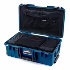 Indigo Pelican 1535 TRAVEL case travel cubes / lid pouch,TSA locking latches.