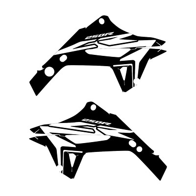 CR250 Polisport Restyle Gen2 Decals 02-07 2020 style black