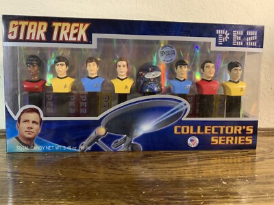 スタートレック PEZ とフィギュア PEZ コレクターズ シリーズ スタートレック8種入りセット 箱入
