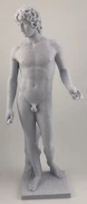 ROMAN SCULPTURE ANTINOUS FARNESE 9.8 INCH/250 MM, MUSEUM REPRODUCTION