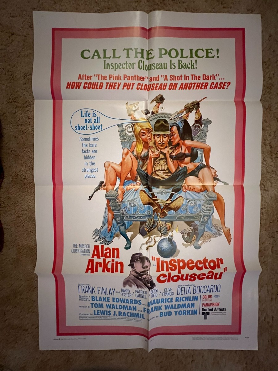 INSPECTOR CLOUSEAU 1968 MOVIE POSTER 27x41 ALAN ARKIN, FRANK