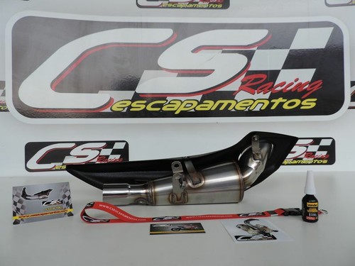 2013-16 Kawasaki Z800 Slip-On Muffler Exhaust with dB Killer CS Racing (+1hp) - Picture 4 of 7