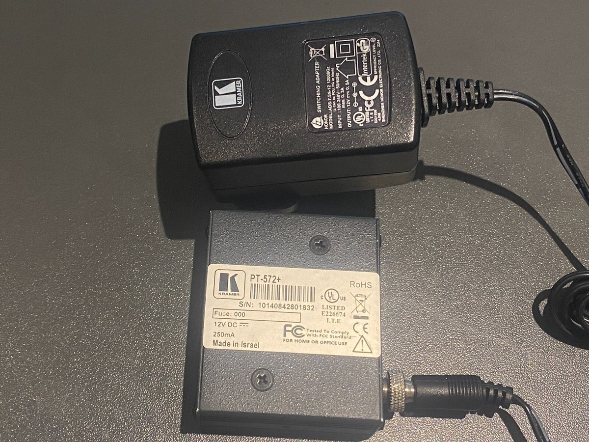 Kramer PT571 + PT572 – Transmetteur Et Récepteur HDMI, Sans Alimentation, D'occasion, état Fonctionnel