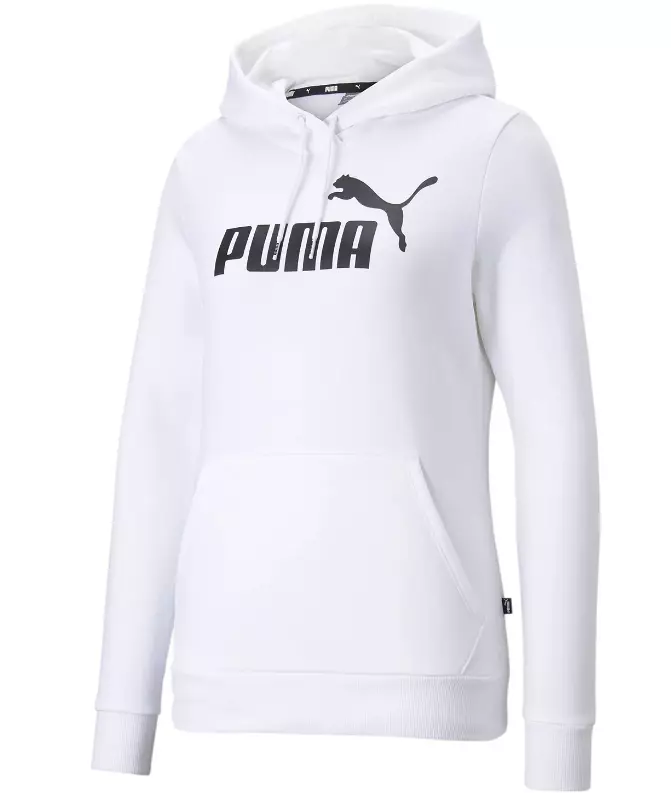 Sudadera Puma Hoodie ESS Blanca 