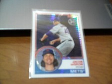 2018 TOPPS 1983 DESIGN SILVER MOJO REFRACTOR # 104- JACOB deGROM- METS