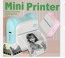 Mini Photo Printer For IPhone/Android,1000mAh Portable Thermal Photo Printer BL