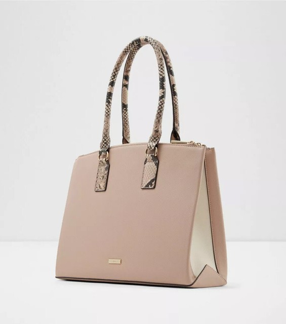 aldo pink tote bag