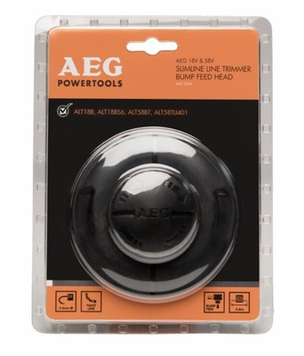 NEW AEG Bump Feed Line Trimmer Head 2.4mm Line with 4.8m Line AAC1004