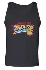 BLACK Philadelphia 76ers Trust the Process Logo Joel Embiid Ben Simmons TANK-TOP