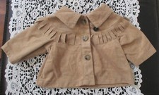 Boyds Bears Western Shirt Fringed Suede Look
