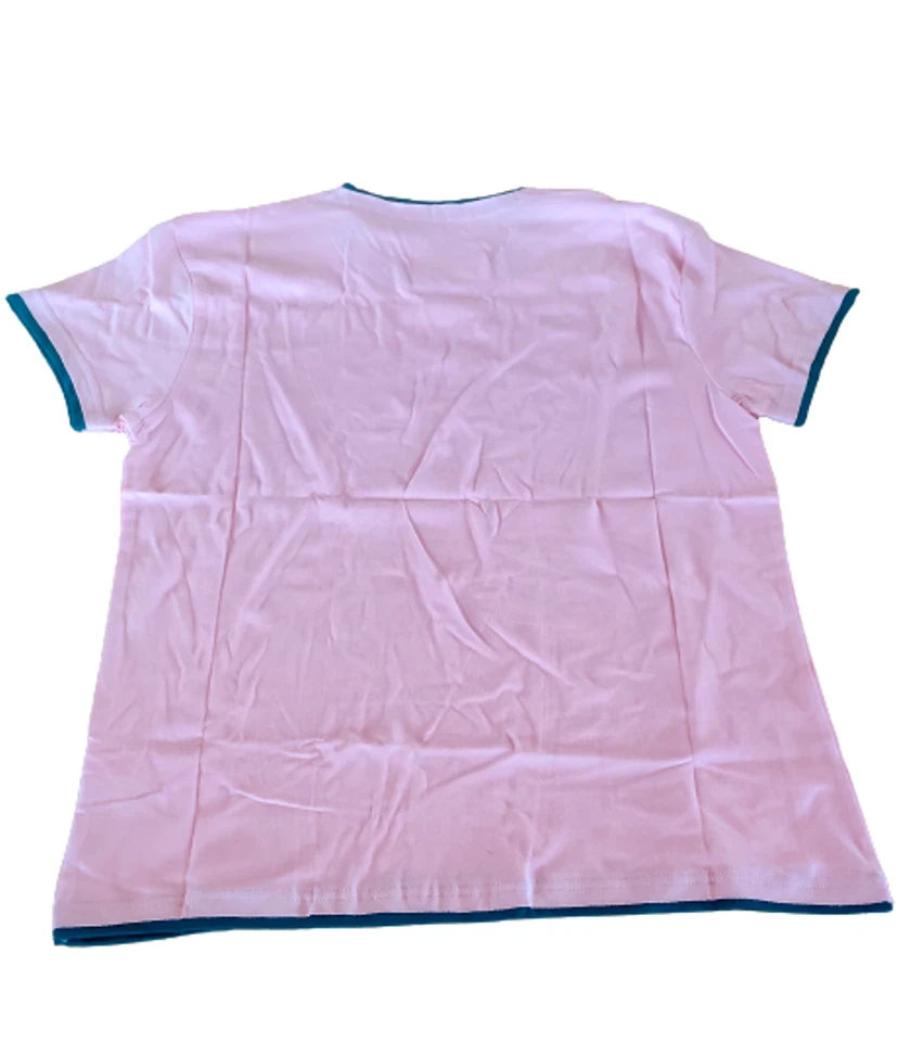 2 x Women Ladies Pyjama Tops Pyjamas TShirts Nightshirt Nightwear Sleepwear D63 - Image 4 of 4