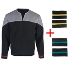 For First Contact Uniform DSN Captain JL Picard Sisko Starfleet Costumes