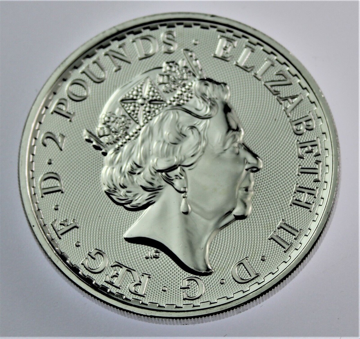 2021 1 oz Great Britain Britannia - New security silver BU coin in