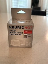 OEM Keurig Hot 2-Pack Water Filter Cartridge Remove Water Impurities Open Box