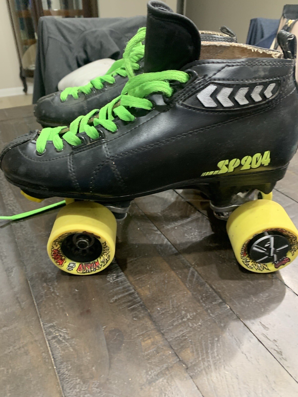 LABEDA PACER SP204 ROLLER SKATES SIZE 8 with Wicked to the Maxx 62mm Wheels eBay