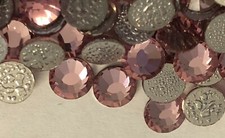 2 GROSS 288 PCS SS 30 IRON-ON FLATBACK VIVA12 LIGHT ROSE PRECIOSA CRYSTAL